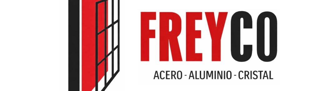 Logotipo FREYCO México - Acero, Aluminio, Cristal